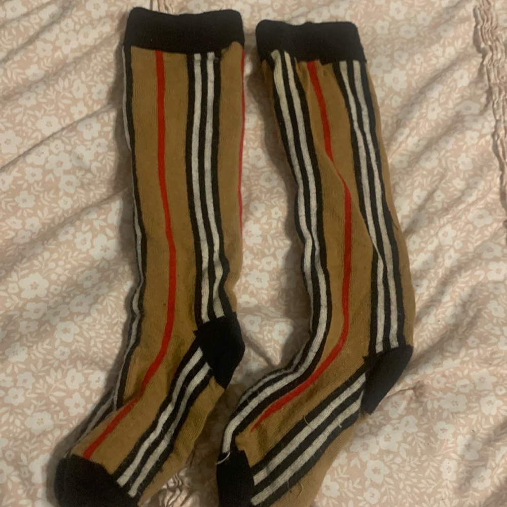 Toddler Burberry socks (used)